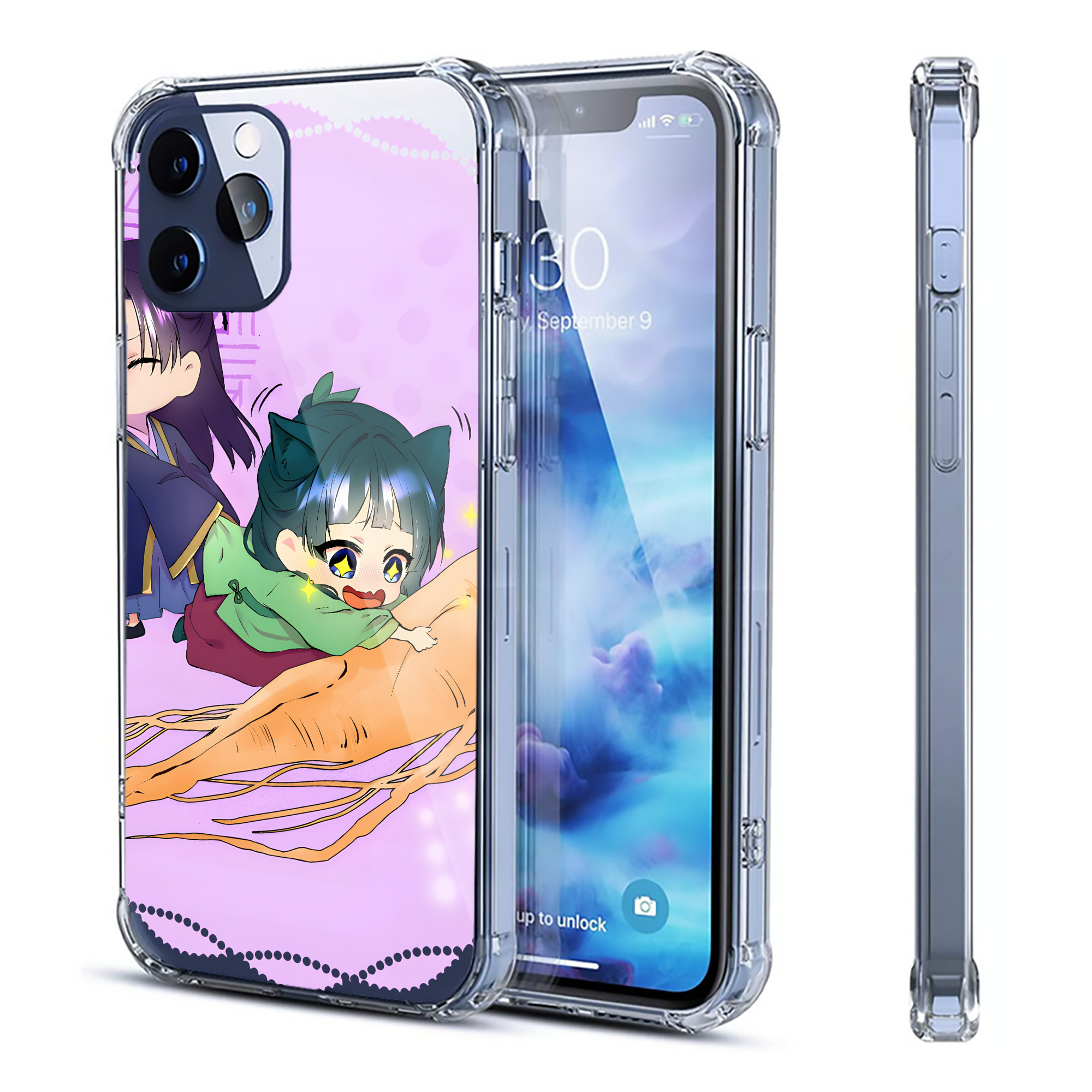 （画像用） 薬屋のひとりごと The Apothecary Diaries 【iPhone 12シリーズ対応】透明スマホケース（クリアソフトケース）